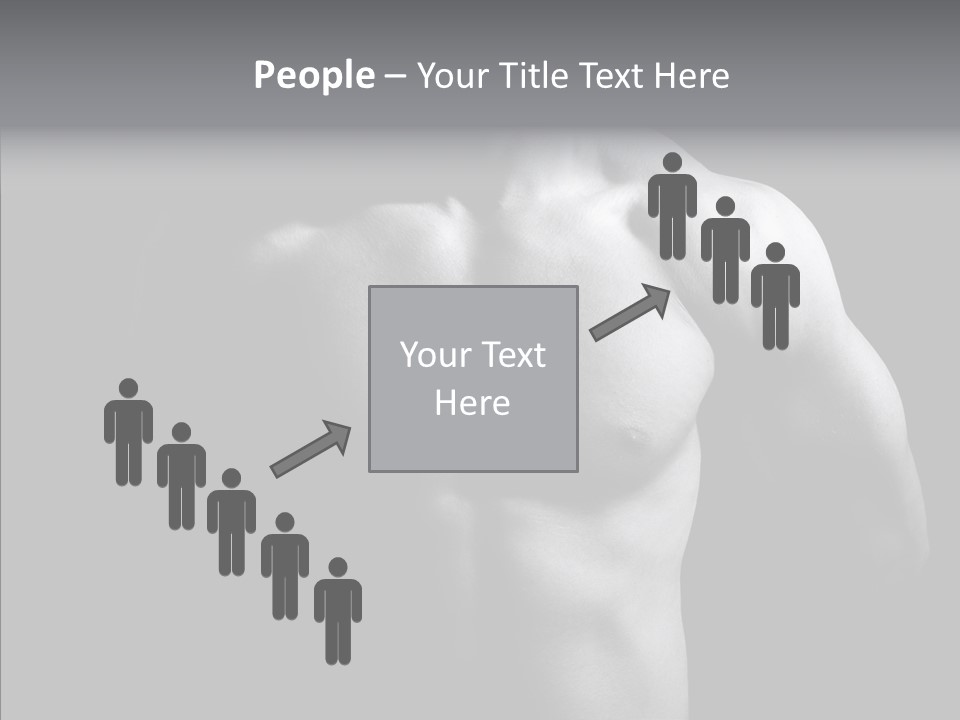 Shadow Chest Human PowerPoint Template