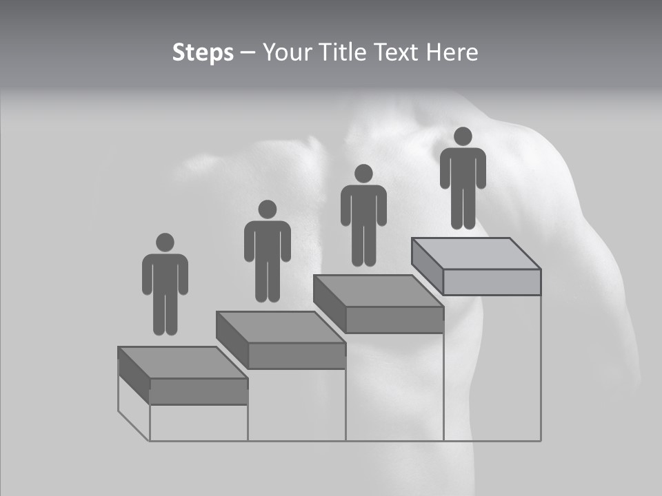 Shadow Chest Human PowerPoint Template