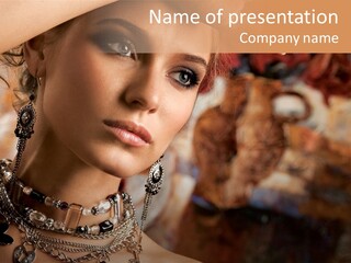 Sensuality Elegance Sexy PowerPoint Template