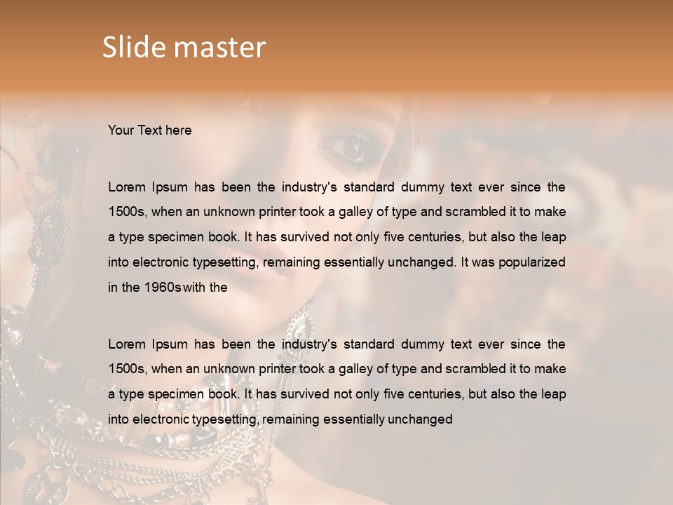 Sensuality Elegance Sexy PowerPoint Template