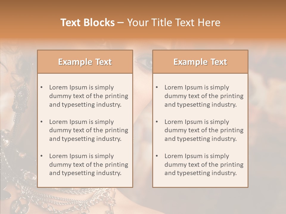 Sensuality Elegance Sexy PowerPoint Template