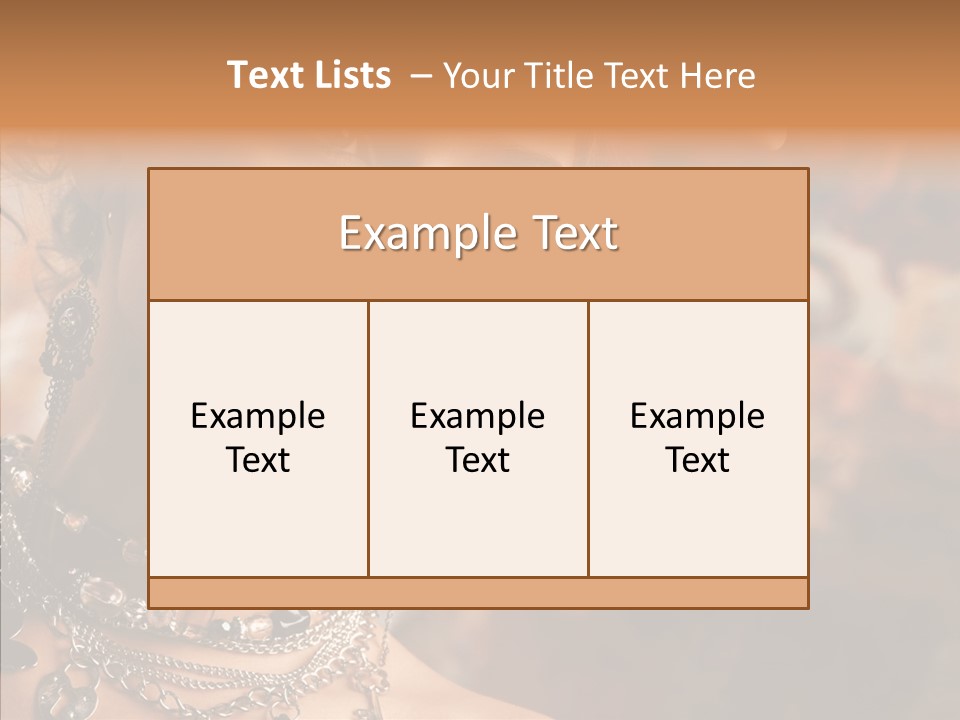 Sensuality Elegance Sexy PowerPoint Template