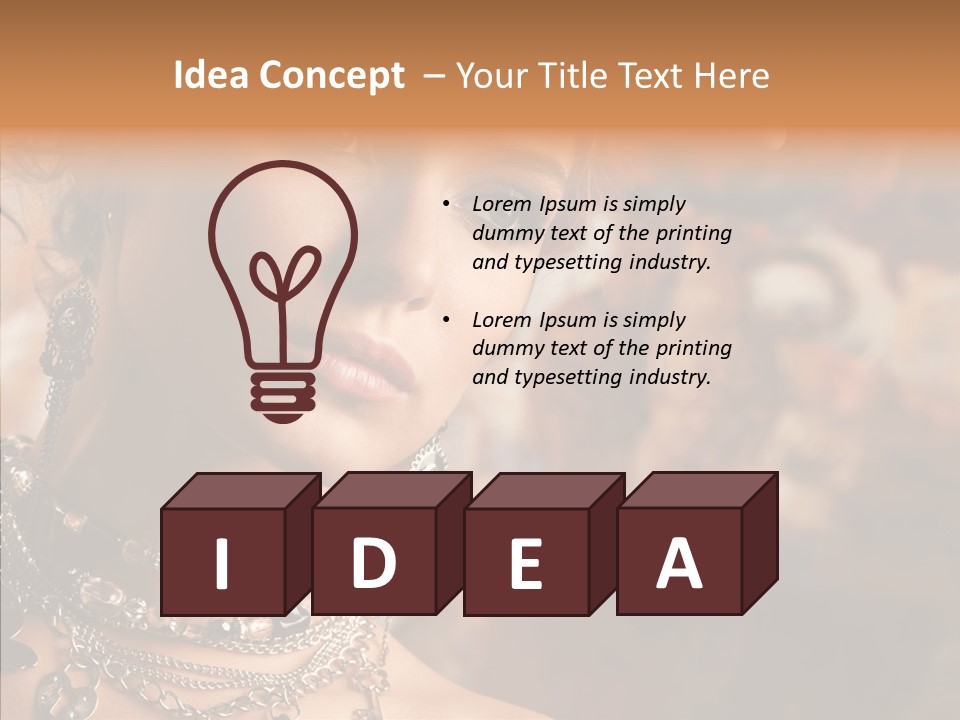 Sensuality Elegance Sexy PowerPoint Template