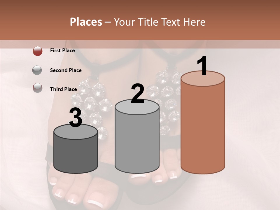 Heel Sandals Shiny PowerPoint Template