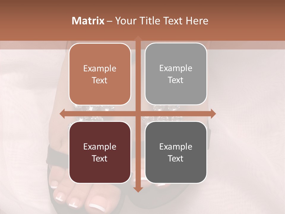 Heel Sandals Shiny PowerPoint Template