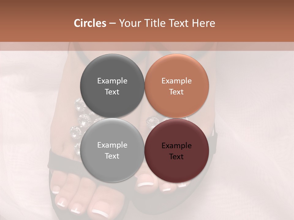 Heel Sandals Shiny PowerPoint Template