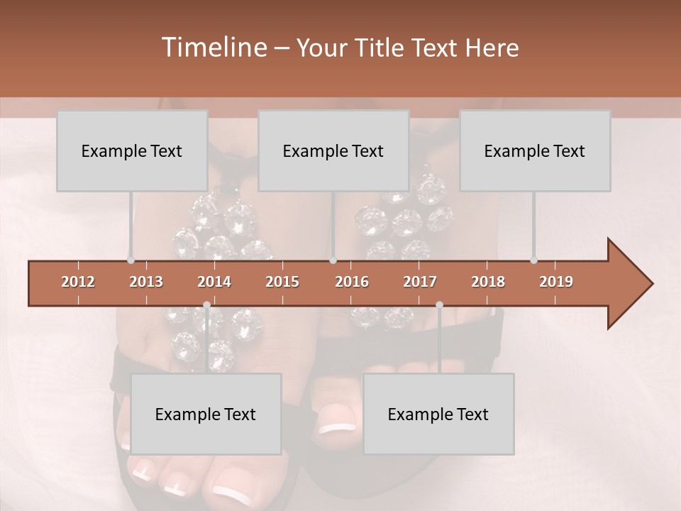 Heel Sandals Shiny PowerPoint Template