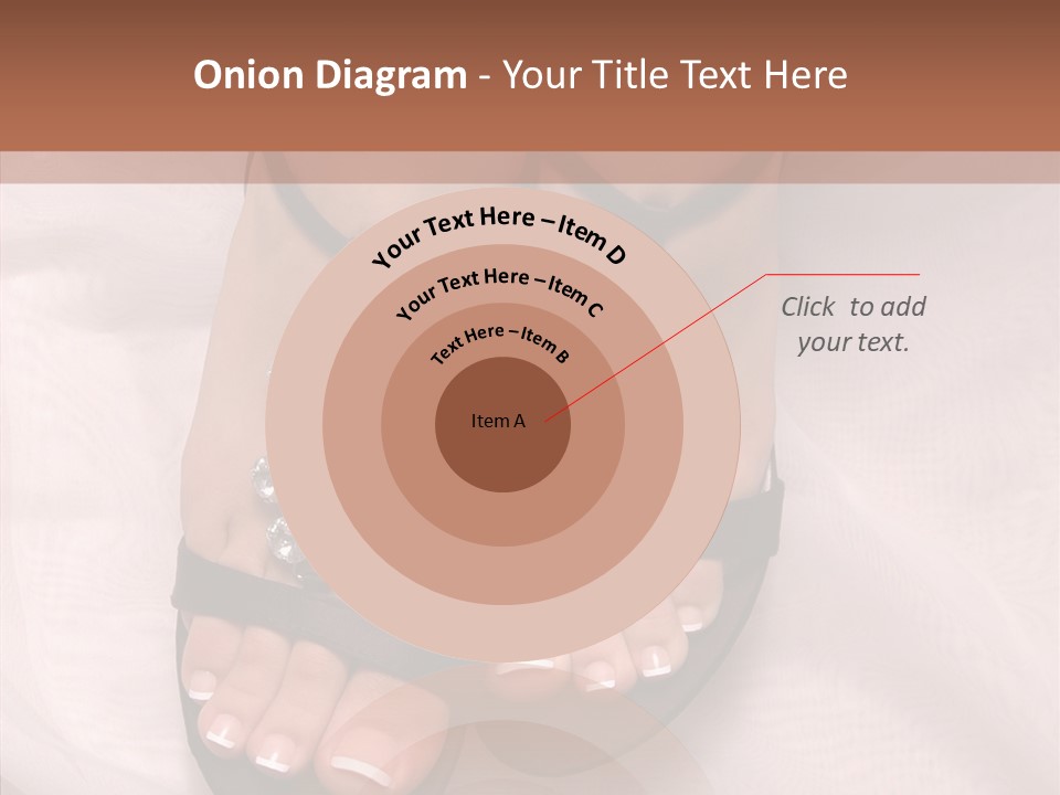 Heel Sandals Shiny PowerPoint Template