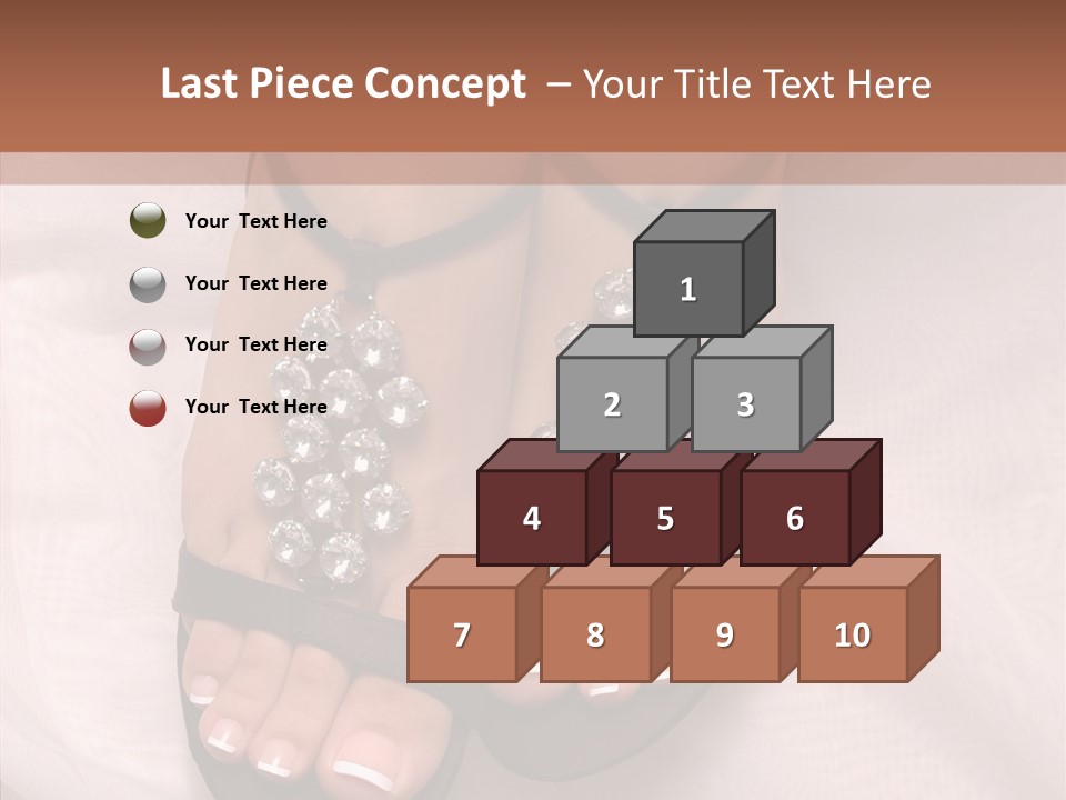 Heel Sandals Shiny PowerPoint Template