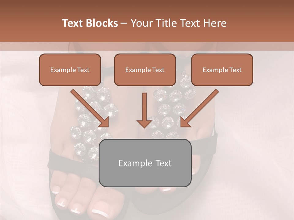 Heel Sandals Shiny PowerPoint Template