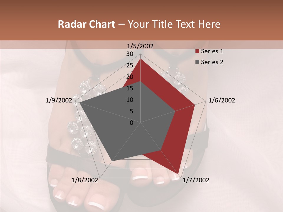 Heel Sandals Shiny PowerPoint Template