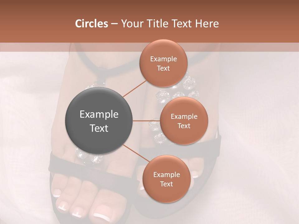 Heel Sandals Shiny PowerPoint Template