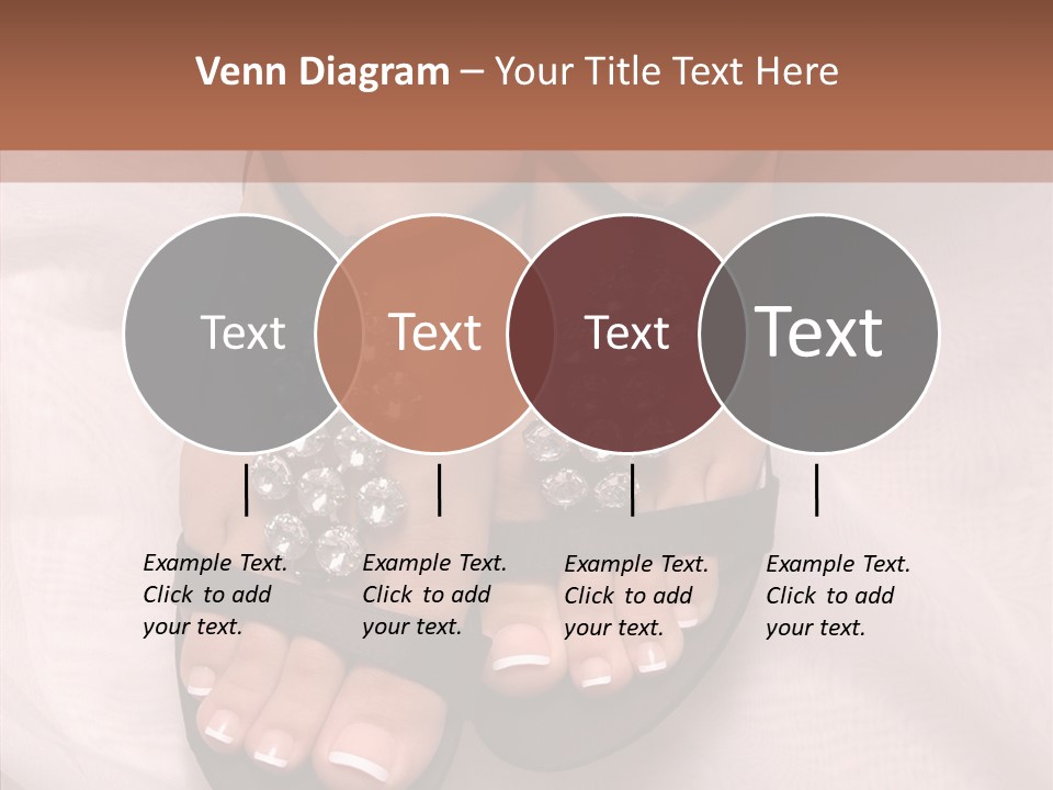 Heel Sandals Shiny PowerPoint Template