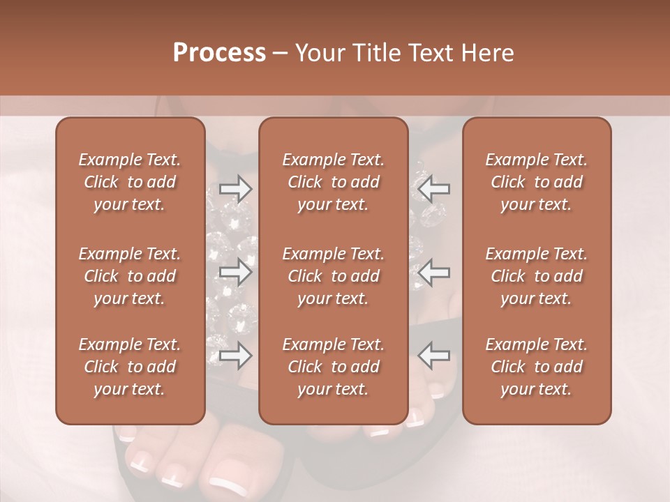 Heel Sandals Shiny PowerPoint Template