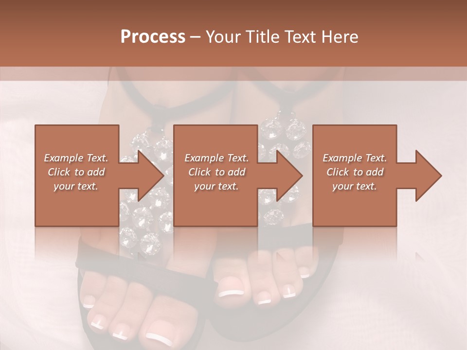 Heel Sandals Shiny PowerPoint Template