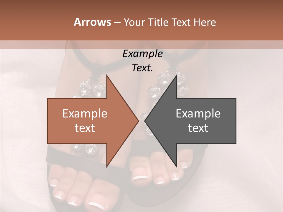 Heel Sandals Shiny PowerPoint Template