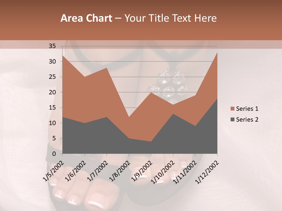 Heel Sandals Shiny PowerPoint Template
