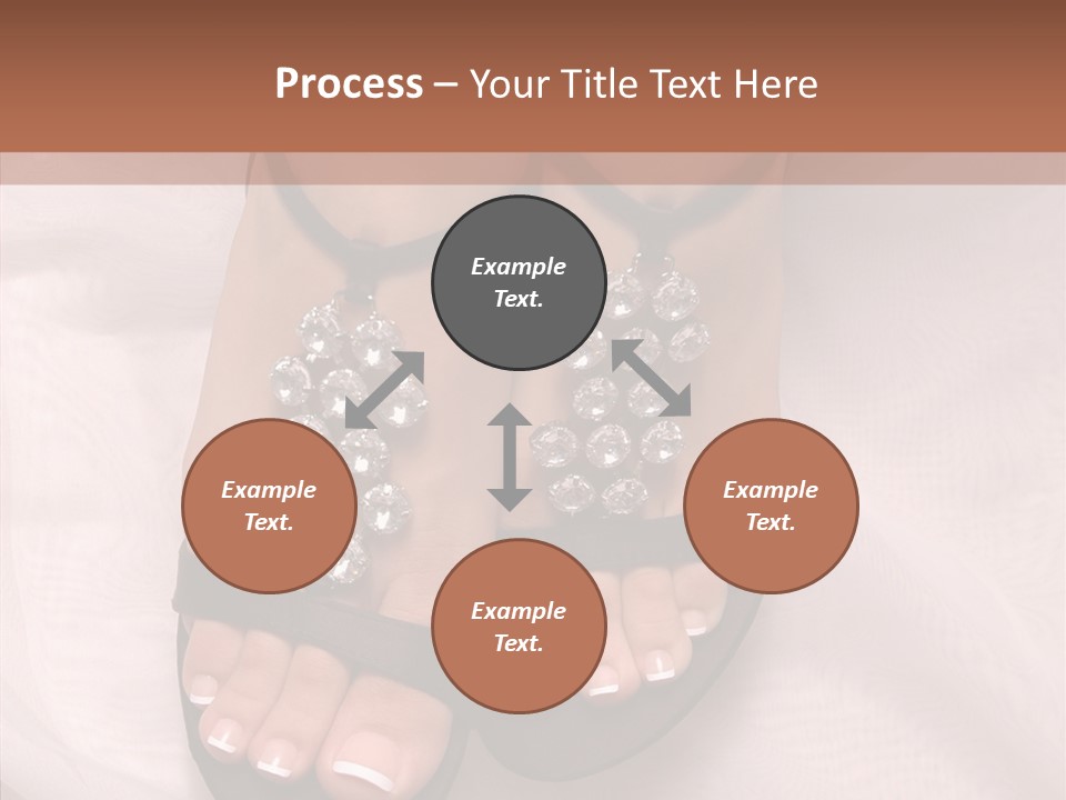 Heel Sandals Shiny PowerPoint Template