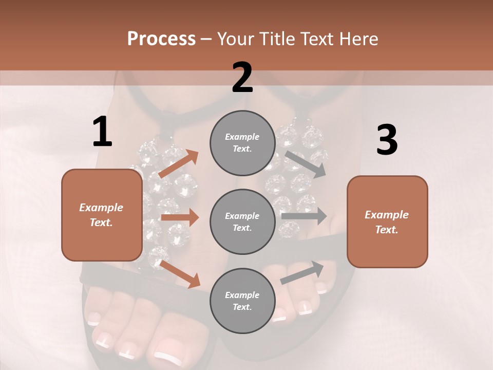 Heel Sandals Shiny PowerPoint Template