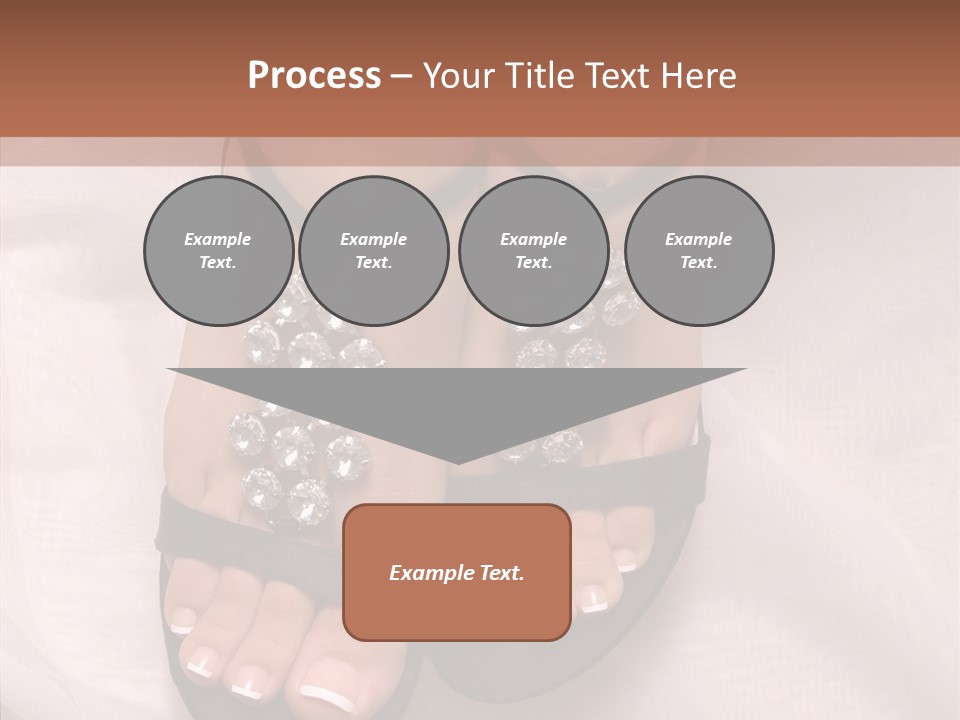 Heel Sandals Shiny PowerPoint Template