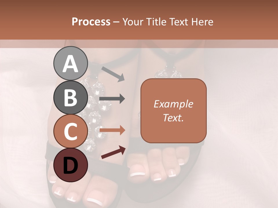 Heel Sandals Shiny PowerPoint Template