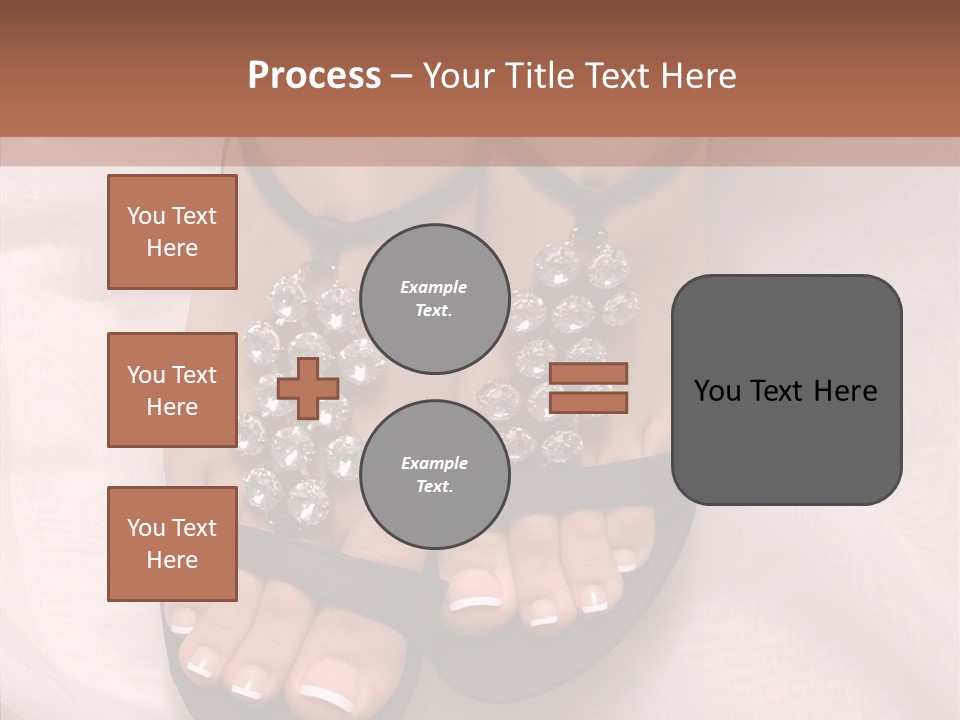 Heel Sandals Shiny PowerPoint Template