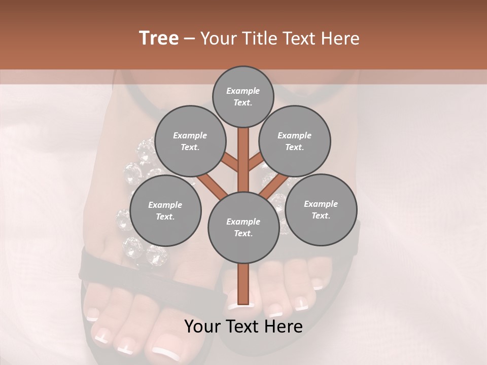 Heel Sandals Shiny PowerPoint Template