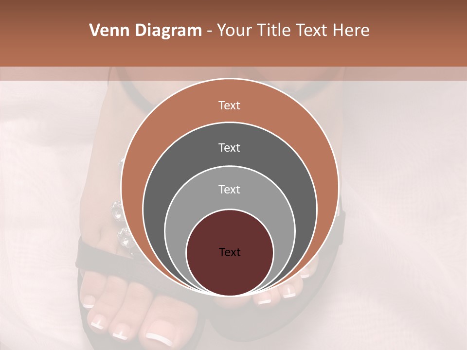 Heel Sandals Shiny PowerPoint Template