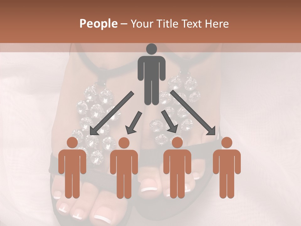 Heel Sandals Shiny PowerPoint Template
