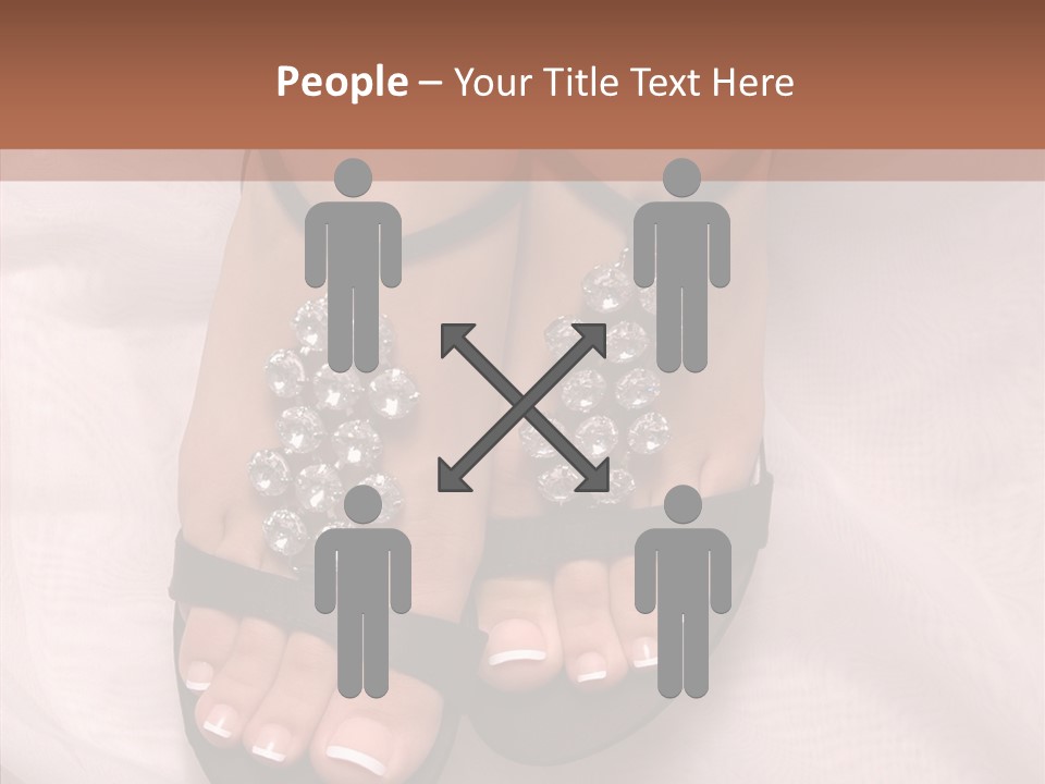 Heel Sandals Shiny PowerPoint Template