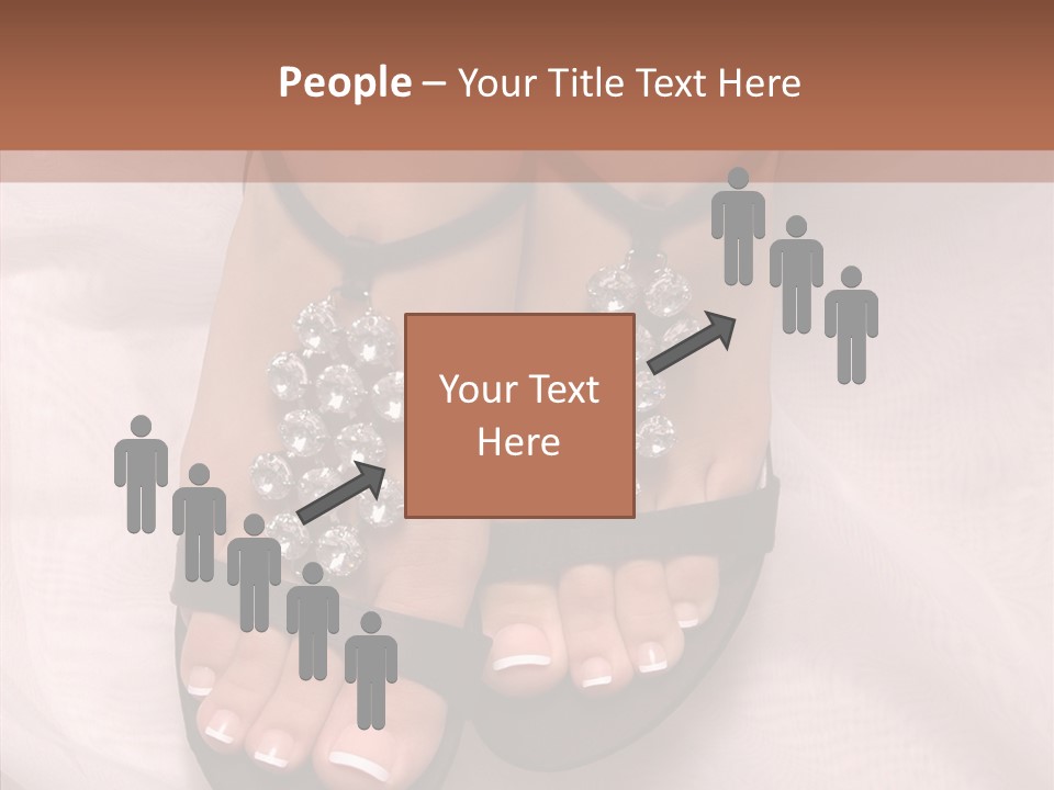 Heel Sandals Shiny PowerPoint Template