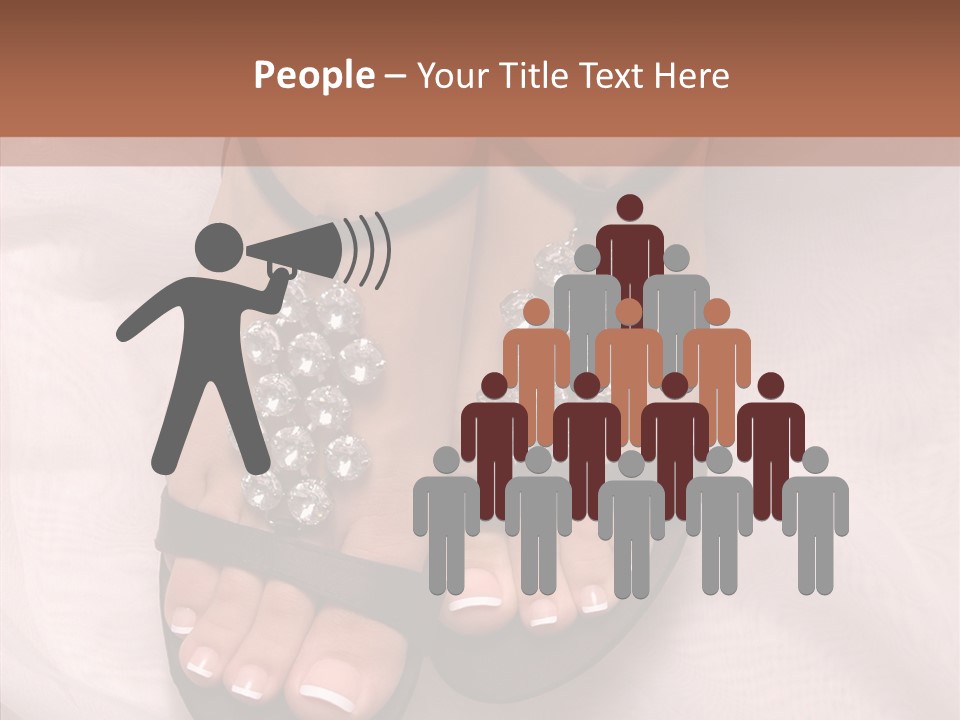 Heel Sandals Shiny PowerPoint Template