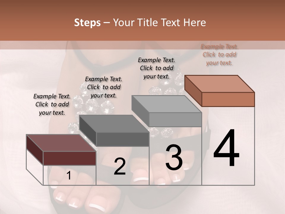 Heel Sandals Shiny PowerPoint Template