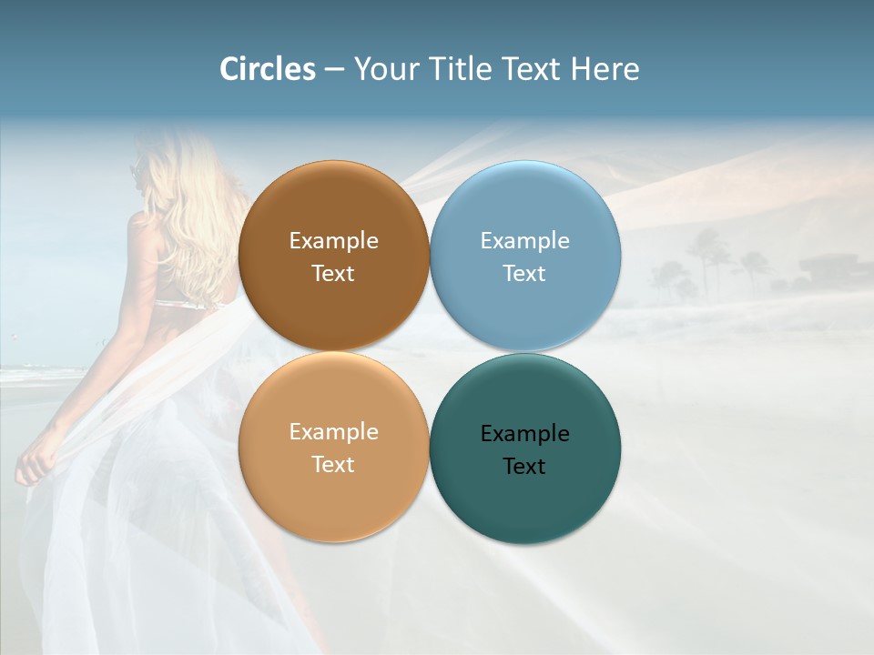 Relaxation Coast Wedding PowerPoint Template