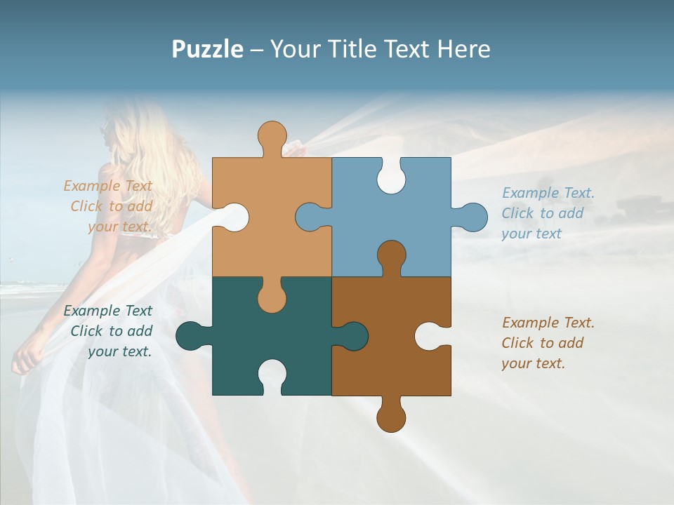 Relaxation Coast Wedding PowerPoint Template