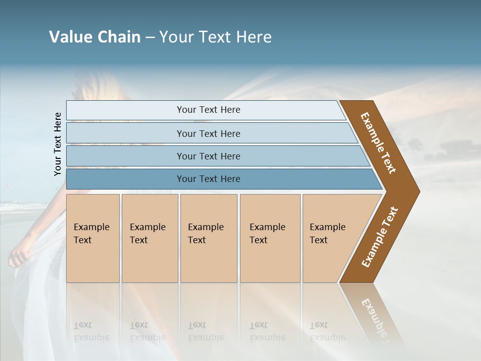 Relaxation Coast Wedding PowerPoint Template