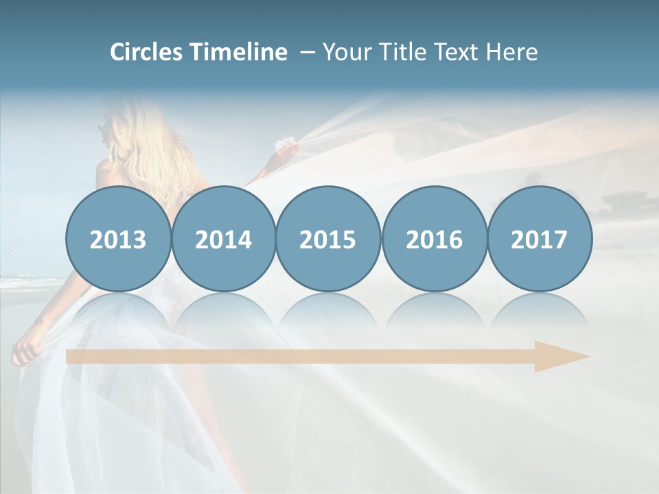 Relaxation Coast Wedding PowerPoint Template