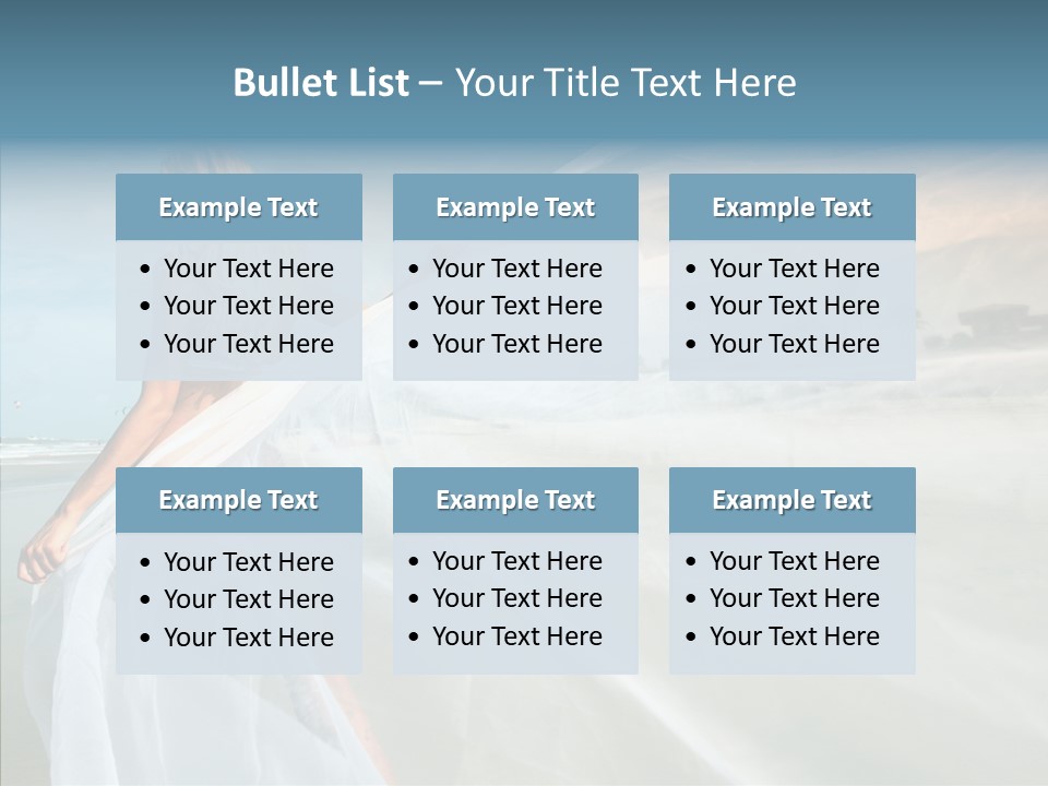 Relaxation Coast Wedding PowerPoint Template