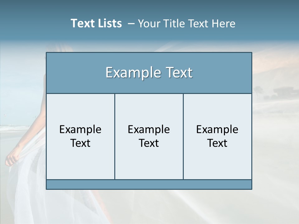 Relaxation Coast Wedding PowerPoint Template