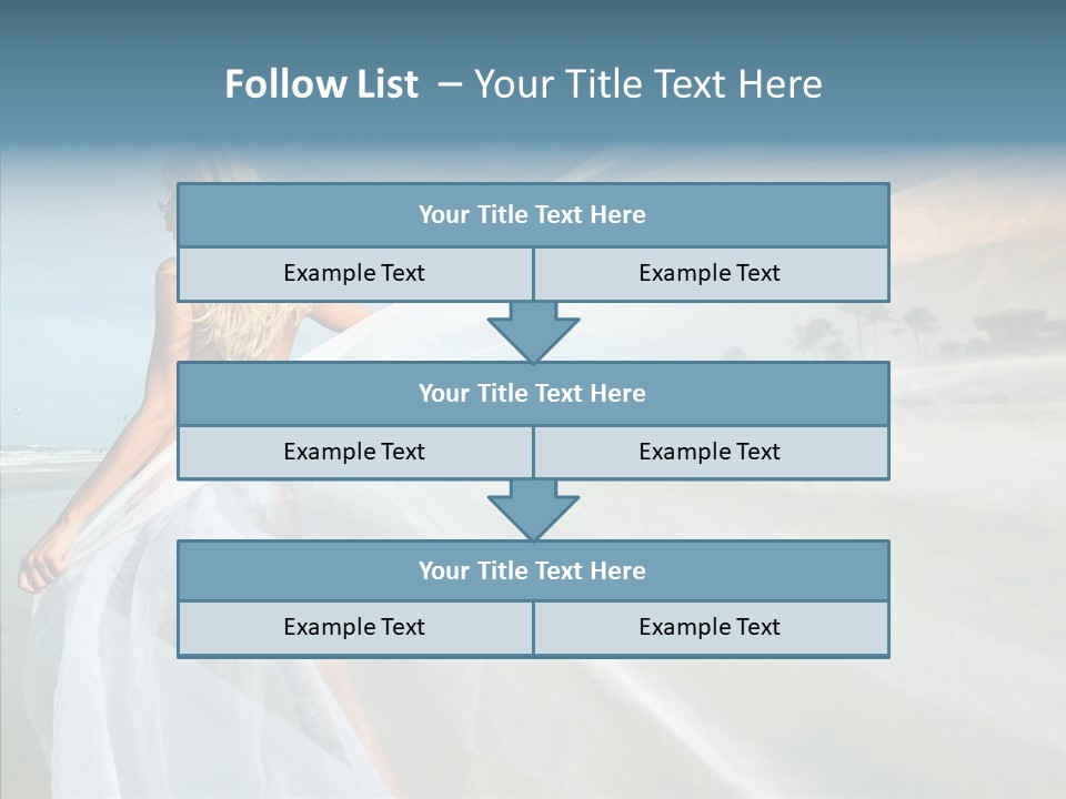 Relaxation Coast Wedding PowerPoint Template