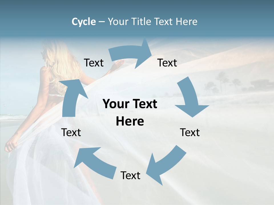 Relaxation Coast Wedding PowerPoint Template