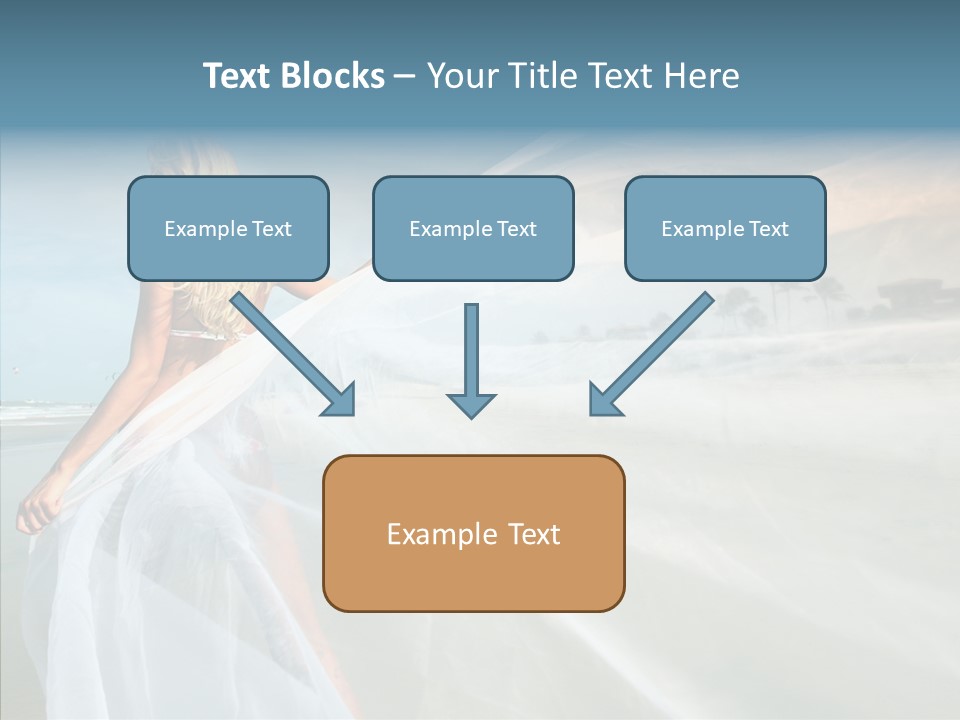 Relaxation Coast Wedding PowerPoint Template