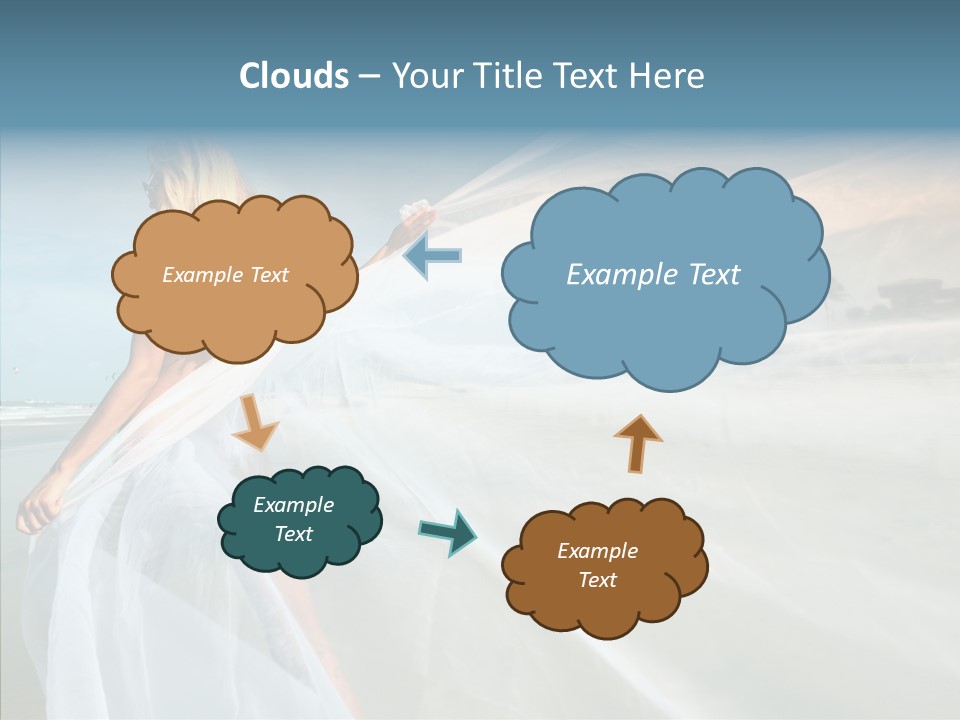 Relaxation Coast Wedding PowerPoint Template