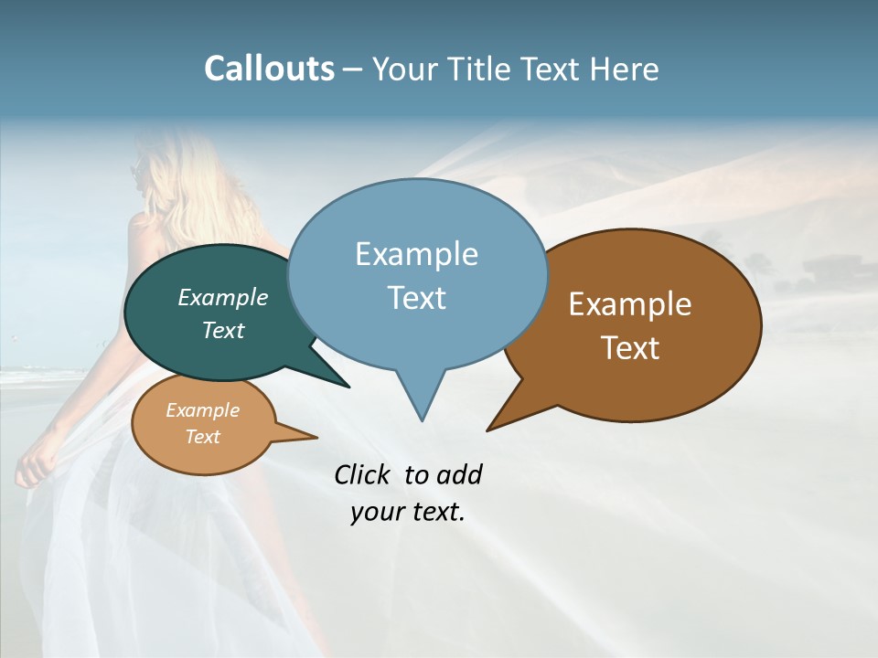 Relaxation Coast Wedding PowerPoint Template