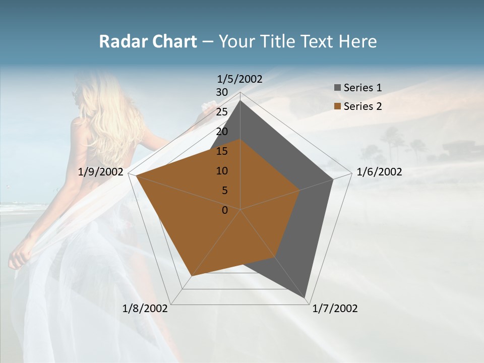 Relaxation Coast Wedding PowerPoint Template