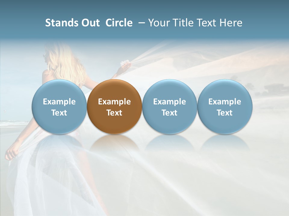 Relaxation Coast Wedding PowerPoint Template