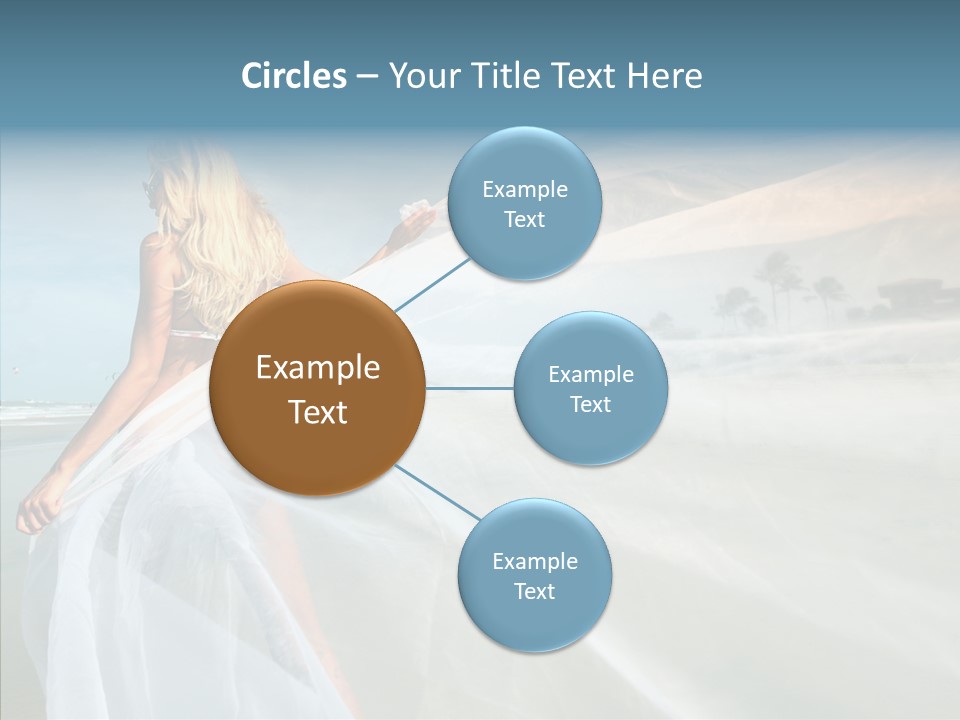 Relaxation Coast Wedding PowerPoint Template