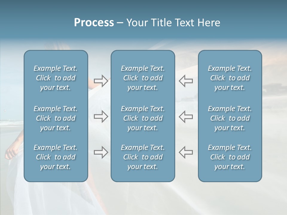 Relaxation Coast Wedding PowerPoint Template