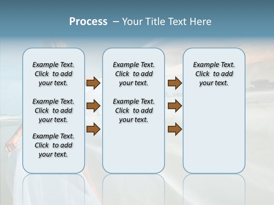Relaxation Coast Wedding PowerPoint Template