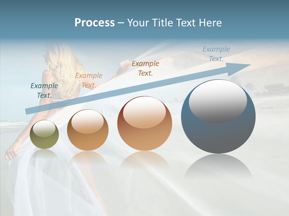 Relaxation Coast Wedding PowerPoint Template